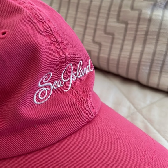 Sea Island Womens Golf Cap Hat pink embroidered - Picture 3 of 16